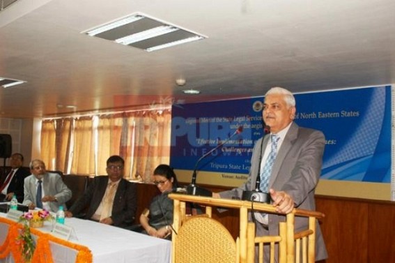 ‘Law is something which differentiates human from animal’, says Supreme Court Judge : Tripura's Law & Order situation deteriorates under 23 years rule of CPI-M ‘Law is something which differentiates human from animal’, says Supreme Court Judge : Tripura's Law & Order situation deteriorates under 23 years rule of CPI-M